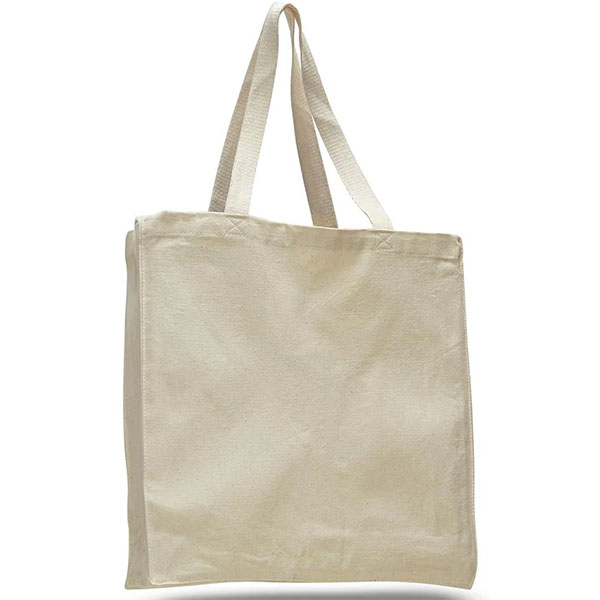 Heavy Shopper Canvas Tote Bags with Full Gusset