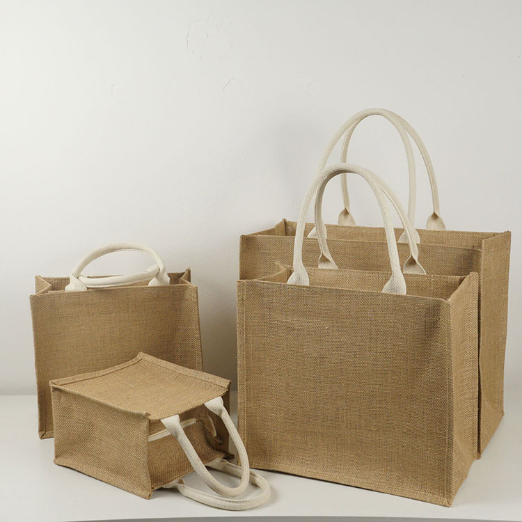 Jute Bag With Zipper
