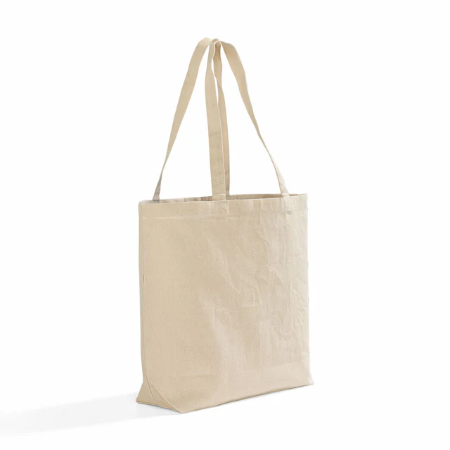 Large Size Value Canvas Tote Bag with Long Handles 